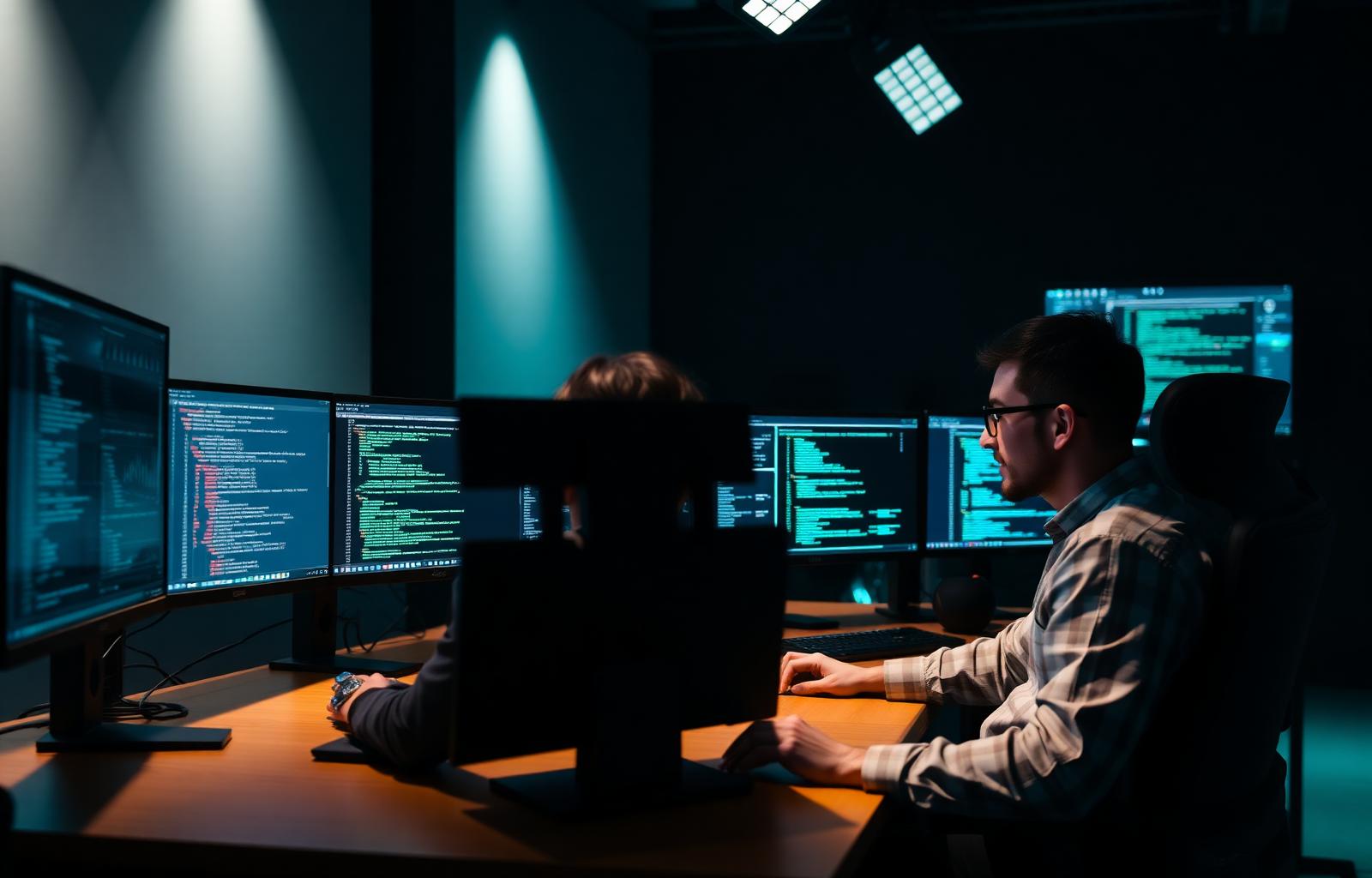 Engineers collaborating
